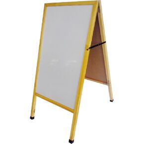 FixtureDisplays® 20 X 40" A-Frame White Board Sidewalk Sign Menu Board Dry Erase Board Pavement Promotion Sign 10235-SPECIAL