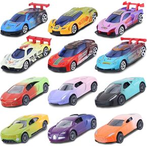 12 Pack Color Changing Cars Kids Toys Shifter Cars Wash Bath Toys Pool Water Outdoor Truck for Kids Gifts Themed Party Favors Funny Stuffers