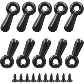 BokWin 120 Pcs Picture Frame Turn Button Set Picture Frame Backing Clips and 120 Pcs Screws for Hanging Photos Pictures(Black)