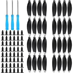 32pcs Propellers for DJI Mavic Mini1 Drone, Low Noise Replacement Blades with Screws and Screwdriver Drone Propeller Blades Replacement Backup 4726 Blade Propellers