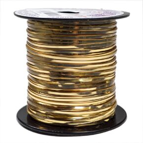 SLC Rexlace Metallic Gold Plastic Lacing Cord, 3/32" by 50 Yards
