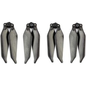 QWinOut Low-Noise Full Carbon Fiber 8331F Foldable Propeller 2 Blade/3 Blade 8331 CW CCW Props Compatible for DJI Mavic Pro & Platinum Drone Accessories (2 Pairs,3 Blade)