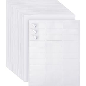 3000 Label Stickers for Printer 1" x 2-5/8" Mailing Labels Self Adhesive Matte Postage Labels White 30 Per Sheet Printer Labels Stickers for Envelopes