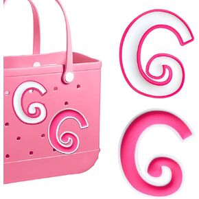 Letter Charms for Bogg Bag A-Z, 2Pcs Bogg Bag Letter Charms, Lettering Accessories, Decorative Bogg Bag Charm Insert Alphabet Decorative 3D Letters Personalizing Handbag DIY