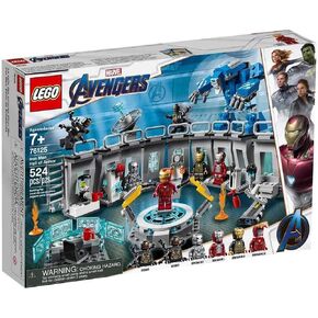 LEGO Marvel Avengers Iron Man Hall of Armor 76125 Building Kit, Tony Stark Iron Man Suit Action Figures (524 Pieces)