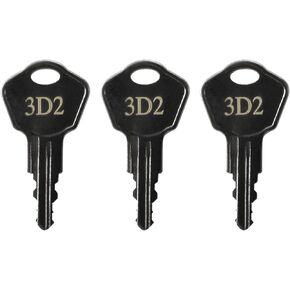 Sentry Safe Replacement Keys Model 1100-Codes 3A2 for Sentry Safe Key (Key 3A2)(3 Pcs), by Niahm