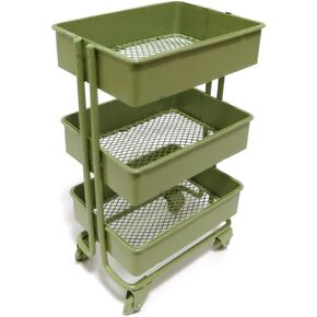 Mini Trolley Floor Storage Rack with Wheel Dollhouse Miniature Furniture Shelf Bookshelf Storage Display Rack Decoration, 12*7*5cm, Black
