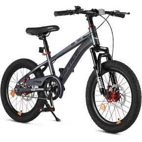 Kids Bike-18 20 بوصة دراجة للبنين والبنات مع مقعد قابل للتعديل وفرملة اليد ، الدراجات للأطفال 7-13