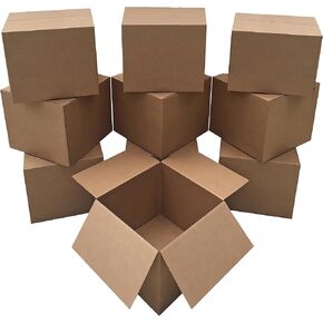 Corrugated Large Mail and Shipping packaging boxes - 25 pack (18 x 12 x 12 inch / 25pk)