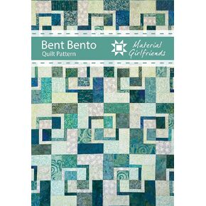 Material Girlfriends Bent Bento Quilt Pattern, None