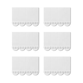 60 Pieces Medium Refill Strips, No Tools Removable Adhesive Strips Damage Free, Waterproof Replacement Hanging Strip for Indoor Wall Hooks and Wall Décor
