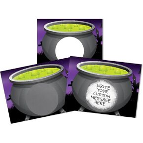 My Scratch Offs - 20 Pack DIY Make Your Own Spider Web Halloween Scratch Off Cards & Stickers for Party Games, Teacher Rewards, Small Business Promotion & Prizes - 3x4