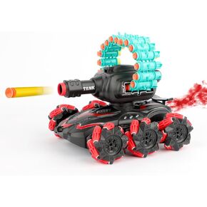 RC Stunt Car with LED Lights and Shock-Absorbing Wheels - Remote Control All-Terrain Monster Truck for Kids - High-Speed Off-Road Vehicle