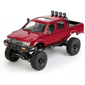 WPL C64-1 RC Truck 4x4 RC Rock Crawler ، 4WD 1:16 Scale Off-Road Truck مع هيكل ترقيته بالكامل 2.4 جيجا هرتز RTF RC Crawler ، Hobby Grade RC Car للهدايا البالغة