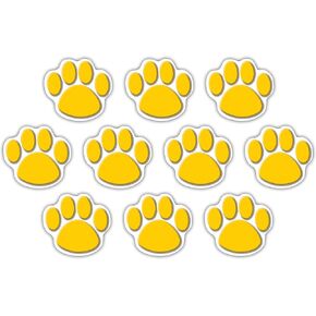 Teacher Created Resources Gold Paw Prints Accents (4645)