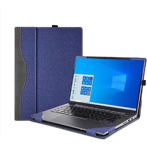 Laptop Case Cover for Lenovo IdeaPad 3 15ITL05 15IML05 15IIL05 15IGL05 15ADA05 Sleeve,Detachable PU Leather Protective Shell Bag with Pen Holder (Dark Grey)