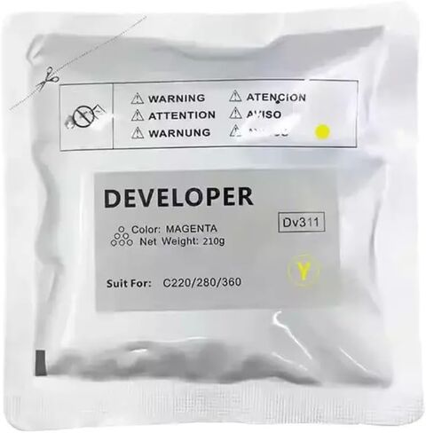 مسحوق مطور DV311 متوافق مع C220 C280 C360 210G لكل حقيبة CMYK لون 1 قطعة (1PC-210G سماوي) in Kuwait