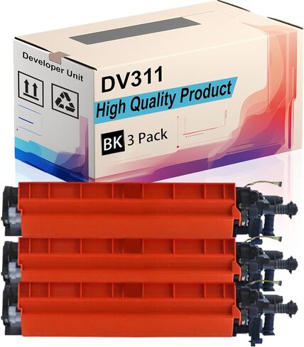 DV311 Developer Unit Compatible for Konica Minolta bizhub C220 bizhub C280 bizhub C360 Printers, High Yield 100000 Pages, Print More Pages (3 Pack Black) in Kuwait