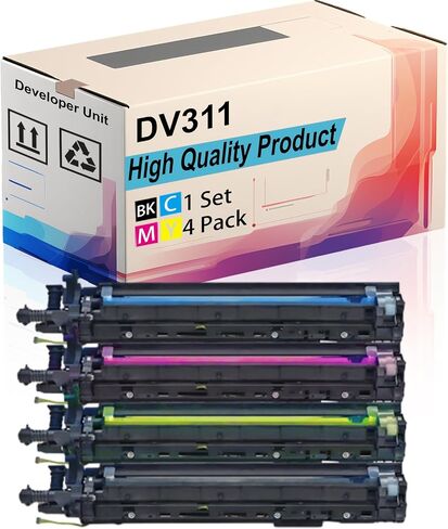 DV311 Developer Unit Compatible for Konica Minolta bizhub C220 bizhub C280 bizhub C360 Printers, High Yield 100000 Pages, Print More Pages (3 Pack Black) in Kuwait