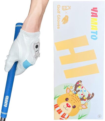 قفازات ياماتو للجولف للأطفال الصغار الصغار والأولاد والبنات زوج واحد من قفازات الجولف الاصطناعية المصنوعة من الألياف الدقيقة القابلة للتنفس لليد اليسرى واليمنى لعمر 4-13 سنة، هدية رائعة للجولف للأطفال in Kuwait