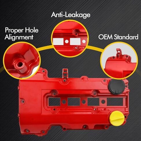 Upgrade Aluminum Valve Covers Compatible With 2011-2019 Chevy Cruze Sonic Volt Trax Buick Encore Cadillac ELR 1.4L Turbo Replace 55573746 25198498 264-968 in Kuwait