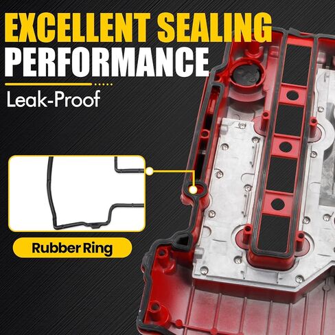 Upgrade Aluminum Valve Covers Compatible With 2011-2019 Chevy Cruze Sonic Volt Trax Buick Encore Cadillac ELR 1.4L Turbo Replace 55573746 25198498 264-968 in Kuwait