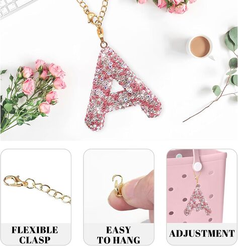 Bag Charms for Bogg Bag Accessories, bogg bag accessories charm for Women Girls, personalized letters Decorative for Bitty Bogg Bag Handbags Beach Totes bags in Saudi Arabia