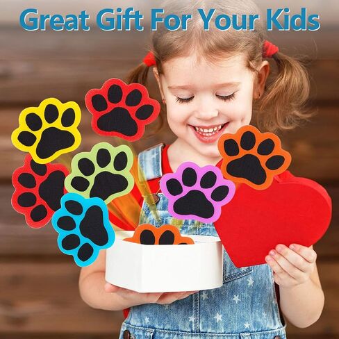 Outus 36 Pcs Paw Carpet Marker Spots 5'' Paw Carpet Dots Line up Spot for Classroom Floor, Carpet Marker for Teacher Supplies Classroom Rug School Decoration (Classic) in Saudi Arabia