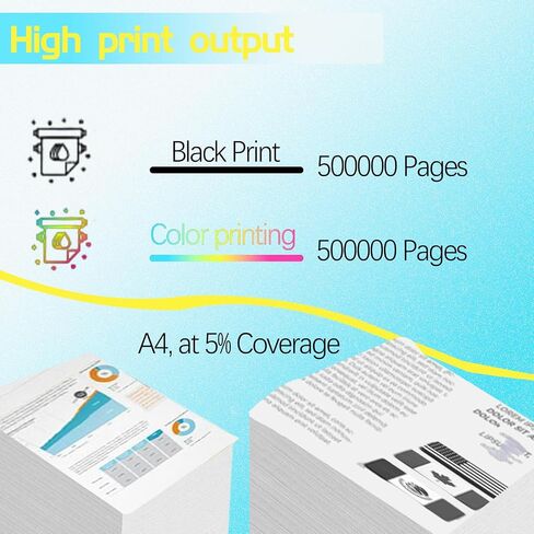 Compatible for Konica Minolta DV512 Replacement Developer Unit Used with bizhub C364e C454 C454e C554 C554e Printers, High Production Multiple Options (1 Pack Black) in Saudi Arabia