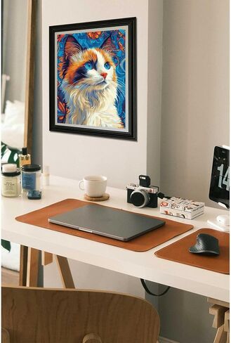 Zouewit Cats Paint by Number on Canvas, Sphynx Cat Paint by Numbers Kit for Adults, Acrylic DIY Painting, 16x20inch in Kuwait