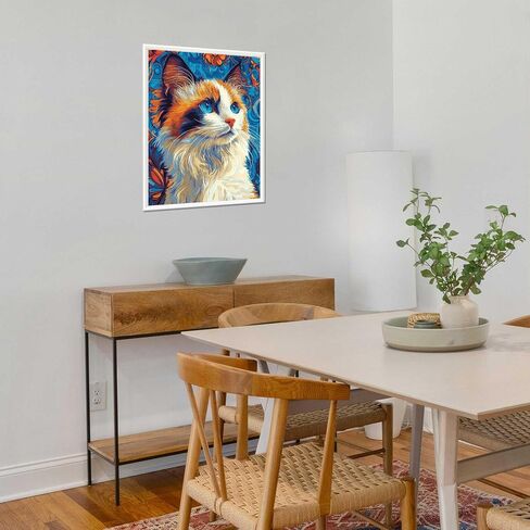 Zouewit Cats Paint by Number on Canvas, Sphynx Cat Paint by Numbers Kit for Adults, Acrylic DIY Painting, 16x20inch in Kuwait