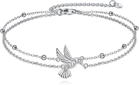 POPLYKE Bracelet for Women 925 Sterling Silver Filigree Dove Bracelet Jewelry Gifts for Mother Daughter Sister Grandma in Saudi Arabia