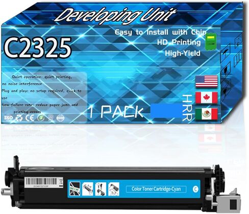 Compatible for Lexmark C2325 Replacement Developing Unit Used with C2325dw C2425dw C2535dw MC2325adw Printers, High Production Multiple Options (3 Pack Black) in Kuwait