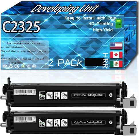 Compatible for Lexmark C2325 Replacement Developing Unit Used with C2325dw C2425dw C2535dw MC2325adw Printers, High Production Multiple Options (3 Pack Black) in Kuwait
