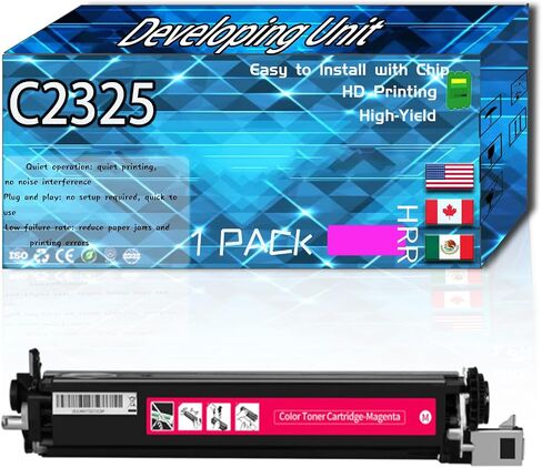 Compatible for Lexmark C2325 Replacement Developing Unit Used with C2325dw C2425dw C2535dw MC2325adw Printers, High Production Multiple Options (3 Pack Black) in Kuwait
