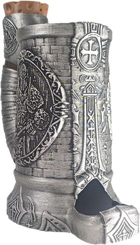 DND Mug Dice Tower Set, DND Dice Cup with Storage, 12/16 Oz Beverage Holder, DND Accessories for Players, Best Gift for RPG Game Lover (Wolf Bite) in Kuwait
