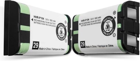 3 عبوات HHR-P104 NI-MH بطارية قابلة للشحن لباناسونيك 3.6 فولت 830 مللي أمبير في الساعة للهواتف اللاسلكية نوع 29. 2.4 جيجا هرتز / 5.8 جيجا هرتز GigaRange.CUCESH in Kuwait