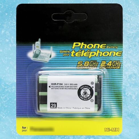 3 عبوات HHR-P104 NI-MH بطارية قابلة للشحن لباناسونيك 3.6 فولت 830 مللي أمبير في الساعة للهواتف اللاسلكية نوع 29. 2.4 جيجا هرتز / 5.8 جيجا هرتز GigaRange.CUCESH in Kuwait