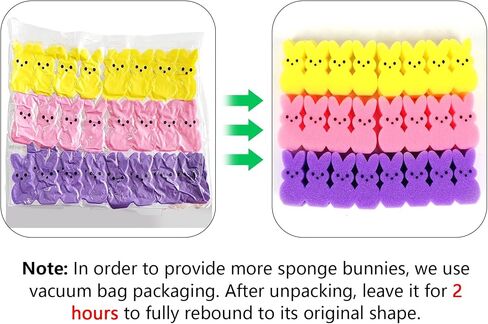 زخارف عيد الفصح ، 64pcs إسفنجية لطيف ، حشو المزهرية ، ديكور الربيع الداخلي للدرج المتدرج والزخارف (ألوان مختلطة) in Kuwait