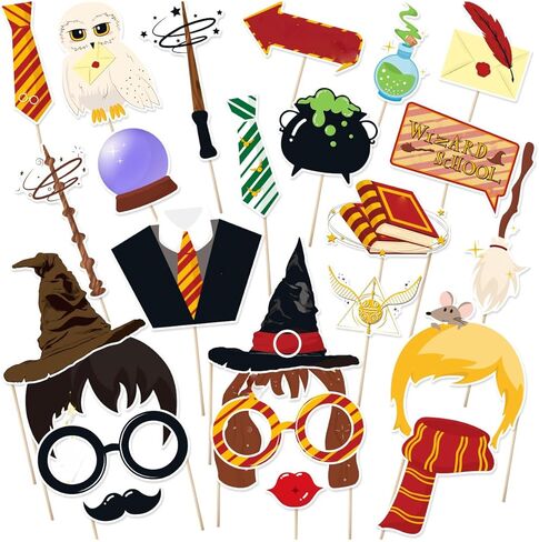 تشمل ديكورات حفلة عيد ميلاد السحرية السحرية ، لوازم الحفلات ، المعالج السحري ، 16 بالونات ، لافتة واحدة ، 16 كيك توبر ، خلفية واحدة كبيرة للحفلات ، شريطان (36 ٪) in Kuwait