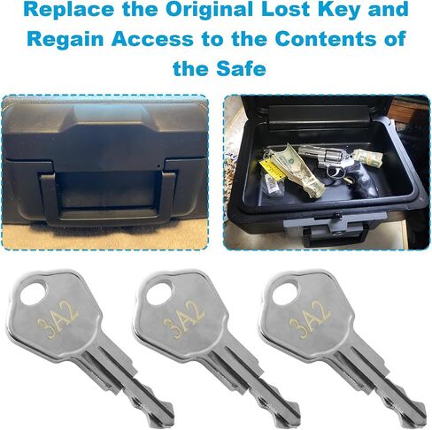 Sentry Safe Replacement Keys Model 1100-CODES 3A2 لـ Sentry Safe Key (المفتاح 3A2) (3 أجهزة كمبيوتر) ، بواسطة NIAHM in Kuwait