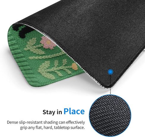 Funny Mouse Pad Cute Knitted Sweater-Shaped Vest Print Unique Novelty Mousepad Sheep Butterfly Pattern Blue in Kuwait