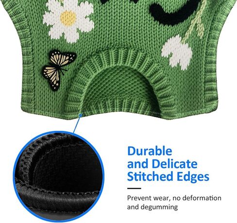 Funny Mouse Pad Cute Knitted Sweater-Shaped Vest Print Unique Novelty Mousepad Sheep Butterfly Pattern Blue in Kuwait