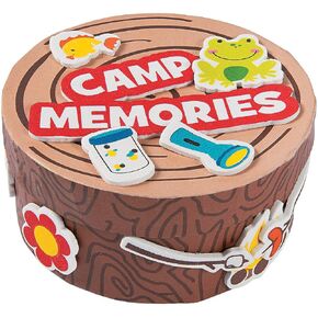 Fun Express Camp Memories Craft Kit for Kids - Creative DIY Activities for Vacation Bible School - Home Crafts & Special Events - Fun Arts & Crafts for Kids Camps Celebrations & More - 12 Pieces