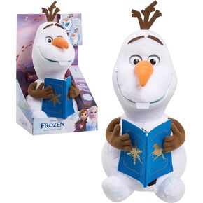 Disney Frozen Story Time Olaf, 12-inch Talking, Singing Plush Toy, 3 Modes of Play, Officially Licensed Kids Toys for Ages 3 Up by Just Play