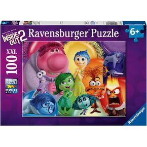Ravensburger Disney Inside Out 2-100 Piece XXL Jigsaw Puzzle | Unique and Durable Pieces | Family-Friendly Fun | Amazon Exclusive