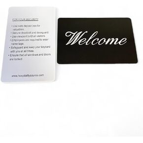 Welcome RFID Hotel Room Key Cards Pack of 200 - S50 Chip Type