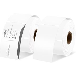 GreenCycle 15 Rolls Compatible for Dymo LabelWriter 30374 Business and Appointment Cards Non Adhesive, 2" x 3.5" White, NOT FIT 550 & 5XL, 300 Labels Per Roll