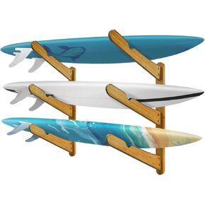 TWO STONES Surfboard Racks for The Wall, Surfboard Rack Hanger Works as a Shortboard, Skimboard & Longboard Hanger or Stand (CJ-OT2202)