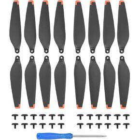 16pcs Propellers for DJI Mini 4 Pro Drone Low-Noise Propeller Blades Props Wings Quick-Release Replacement Accessories